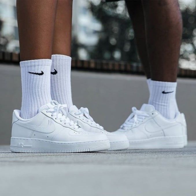 Two Pairs of Air Force 1's