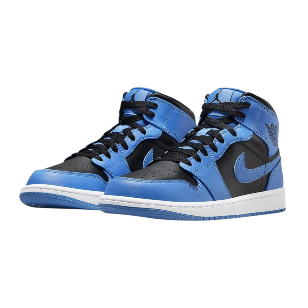 Air Jordan 1 Mid University Blue/ Black